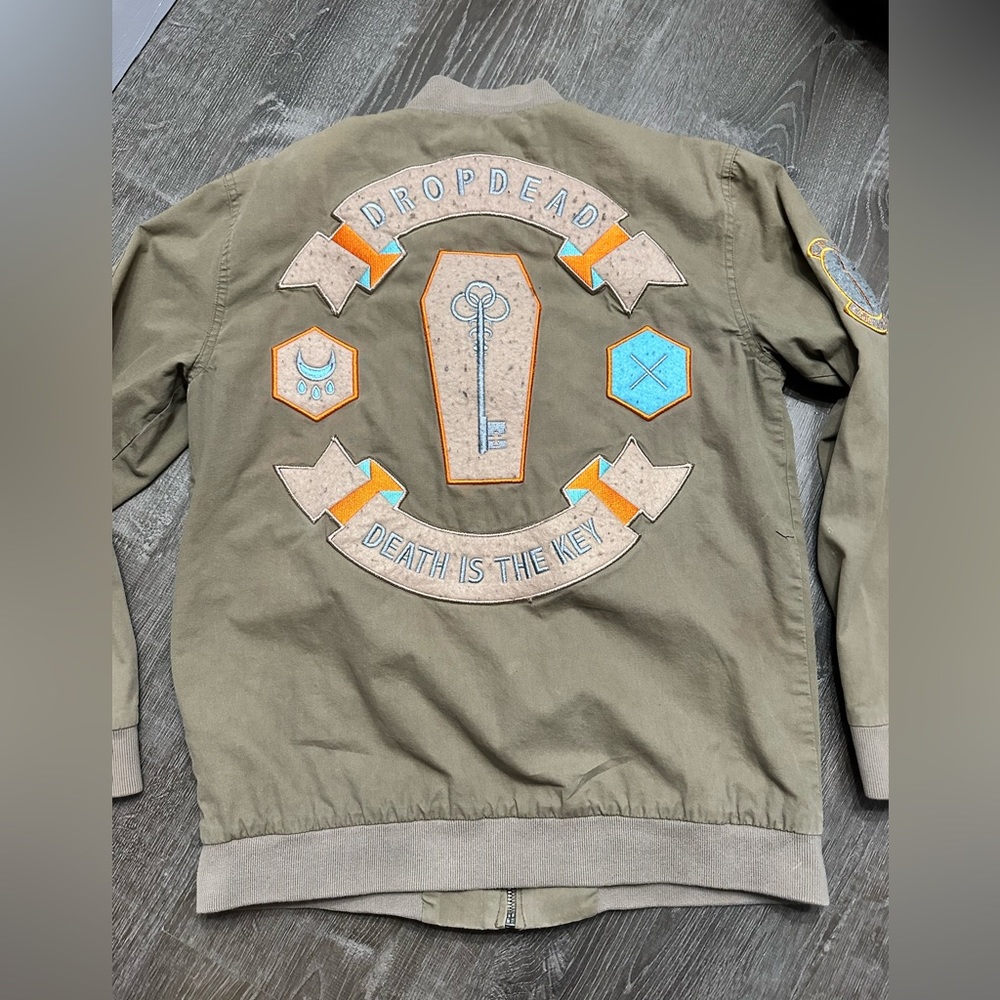 Drop Dead “Death is the key” bomber jacket